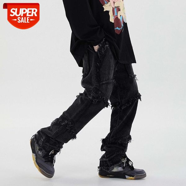harajuku high street retro washed raw edge jeans men and women straight baggy denim trousers hip hop casual #jc3l, Blue
harajuku high street retro washed raw edge jeans men and women straight baggy denim trousers hip hop casual #jc3l, Blue