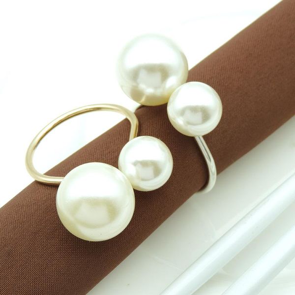 napkin rings 12 / pcs simple and creative metal big pearl buckle ring special for western
napkin rings 12 / pcs simple and creative metal big pearl buckle ring special for western