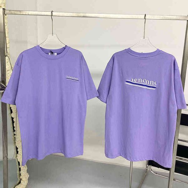 2022 factory wholesale new model spring summer 22 + simple solid color letter embroidery round neck loose casual men's and women's, White
2022 factory wholesale new model spring summer 22 + simple solid color letter embroidery round neck loose casual men's and women's, White