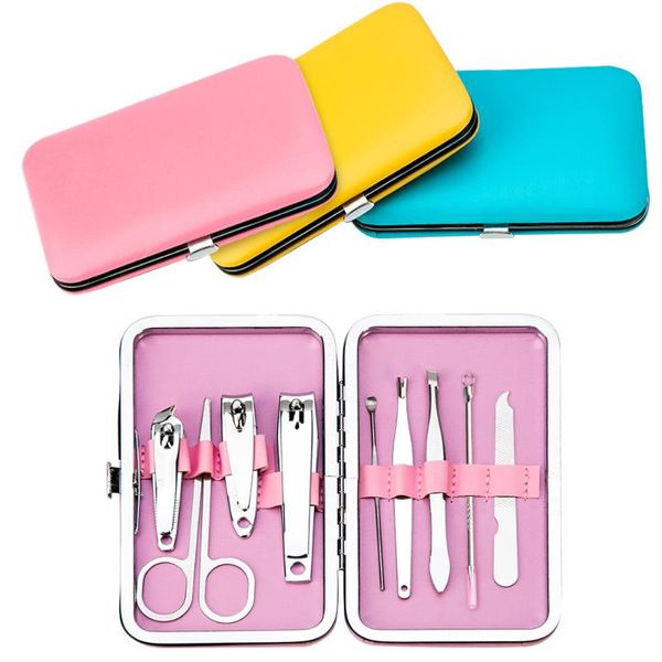 nail art kits 9pcs portable manicure set pedicure scissor tweezer knife ear pick utility clipper kit stainless steel care tool sets
nail art kits 9pcs portable manicure set pedicure scissor tweezer knife ear pick utility clipper kit stainless steel care tool sets