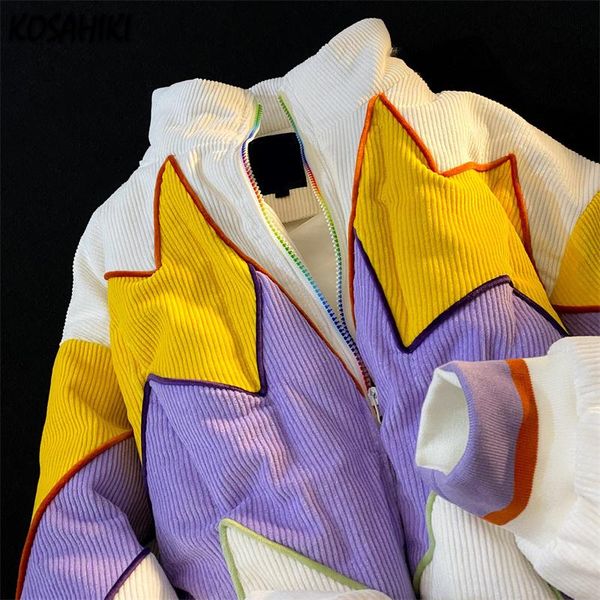 women's jackets kosahiki trendy fashion corduroy parka baseball uniform female harajuku loose american street jacket women men padded c, Black;brown
women's jackets kosahiki trendy fashion corduroy parka baseball uniform female harajuku loose american street jacket women men padded c, Black;brown