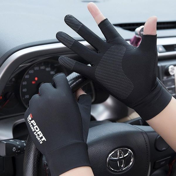 breathable thin full and half finger riding gloves summer ice silk sunscreen sports wear-resistant sweat-absorbent cold m467 cycling, Black
breathable thin full and half finger riding gloves summer ice silk sunscreen sports wear-resistant sweat-absorbent cold m467 cycling, Black