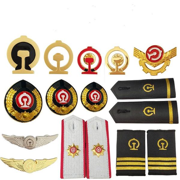 wide brim hats s railway uniform cockade badge flight attendant cap professional metal hat accessories, Blue;gray
wide brim hats s railway uniform cockade badge flight attendant cap professional metal hat accessories, Blue;gray