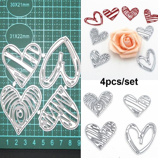 painting supplies 4pcs/set metal cutting dies love heart design craft bow tie scrapbooking diy paper card embossing die cuts
painting supplies 4pcs/set metal cutting dies love heart design craft bow tie scrapbooking diy paper card embossing die cuts