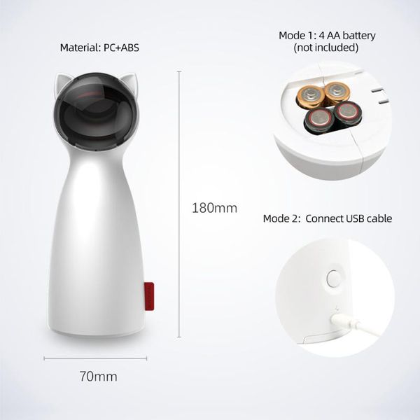creative funny pet led laser toy cat exercise training entertaining multi-angle adjusted teasing device toys
creative funny pet led laser toy cat exercise training entertaining multi-angle adjusted teasing device toys