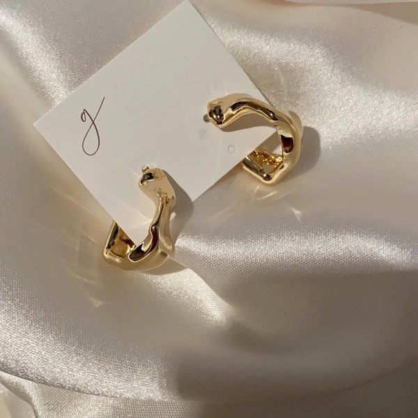 hoop & huggie minimalist irregular big earrings for women 2021 gold color open geometric earring charm party punk jewelry gifts, Golden;silver
hoop & huggie minimalist irregular big earrings for women 2021 gold color open geometric earring charm party punk jewelry gifts, Golden;silver