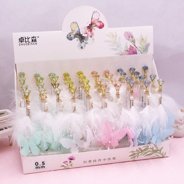 gel pens 40 pcs/lot kawaii butterfly pendant diamond pen cute black ink signature school office writing supply promotional gift
gel pens 40 pcs/lot kawaii butterfly pendant diamond pen cute black ink signature school office writing supply promotional gift