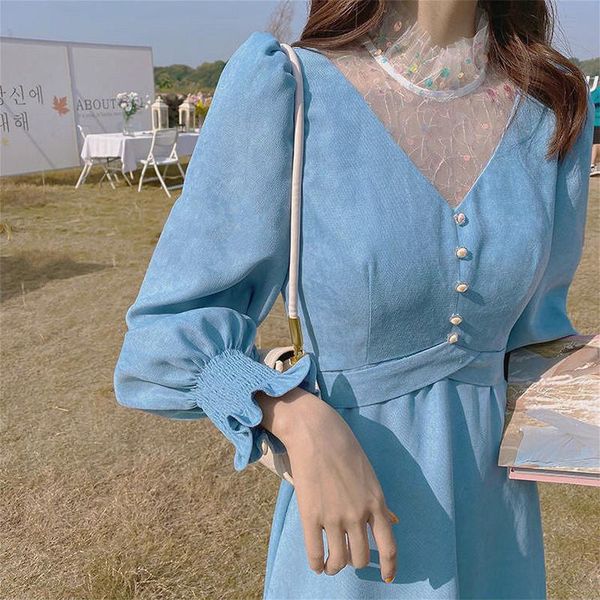 casual dresses women long sleeve lace corduroy party dress female preppy style elegant slim one piece korean french vintage, Black;gray
casual dresses women long sleeve lace corduroy party dress female preppy style elegant slim one piece korean french vintage, Black;gray