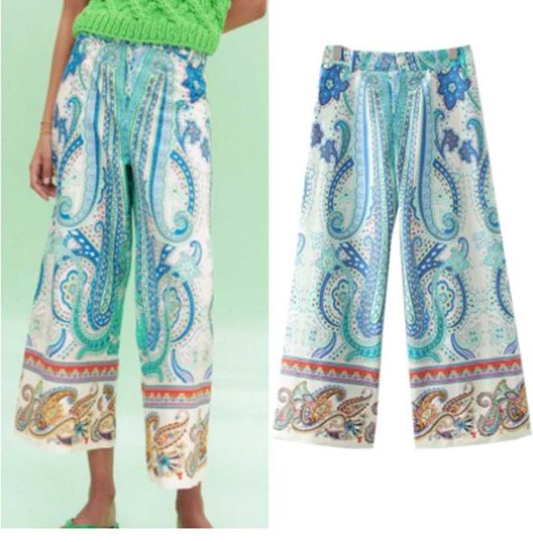 women's pants & capris za women 2021 vintage blue printed wide leg pant high waist trousers for female button summer home plus size cas, Black;white
women's pants & capris za women 2021 vintage blue printed wide leg pant high waist trousers for female button summer home plus size cas, Black;white