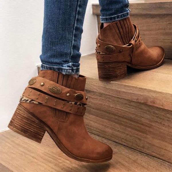 boots rivet winter women ladies retro roman slip on short ankle cowboy booties square heels shoes warm 2021 zapatos de mujer, Black
boots rivet winter women ladies retro roman slip on short ankle cowboy booties square heels shoes warm 2021 zapatos de mujer, Black