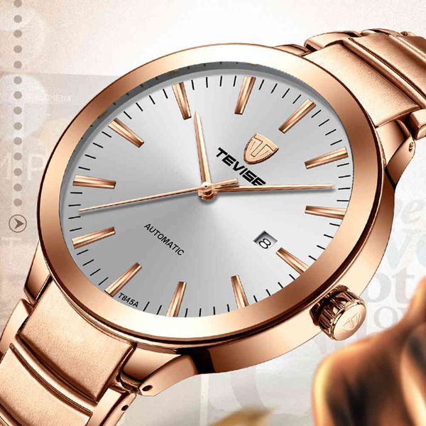 tevise 2021 luxury fire automatic mechanical watch rvs heren waterproof date men polshorlogie relogio masculino, Slivery;brown
tevise 2021 luxury fire automatic mechanical watch rvs heren waterproof date men polshorlogie relogio masculino, Slivery;brown