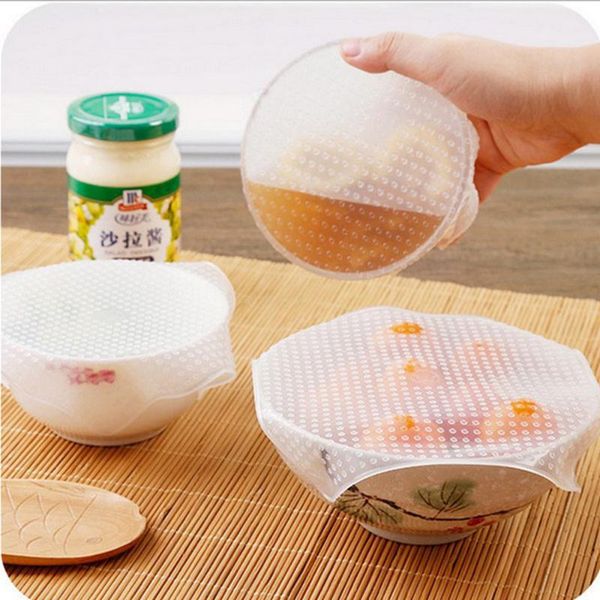 kitchen storage & organization 3pcs reusable silicone food wraps seal vacuum cover stretch lid accessories fresh keeping saran wrap tools
kitchen storage & organization 3pcs reusable silicone food wraps seal vacuum cover stretch lid accessories fresh keeping saran wrap tools