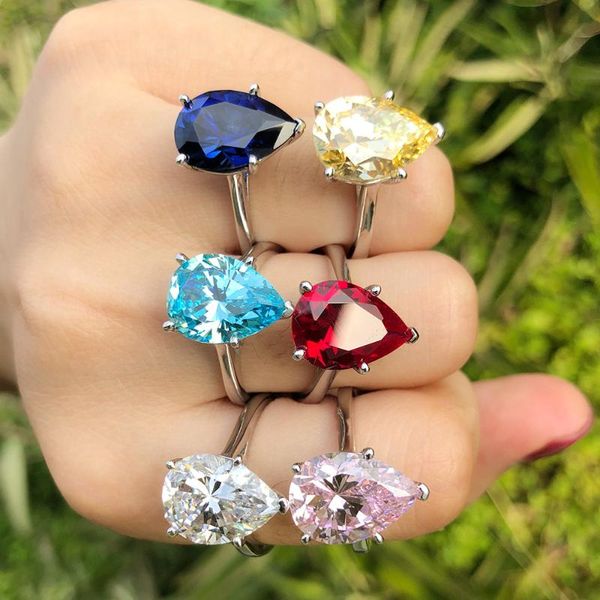 cluster rings water drop 5ct diamond sapphire ruby ring 100% original 925 sterling silver engagement wedding band for women fine jewelry, Golden;silver
cluster rings water drop 5ct diamond sapphire ruby ring 100% original 925 sterling silver engagement wedding band for women fine jewelry, Golden;silver