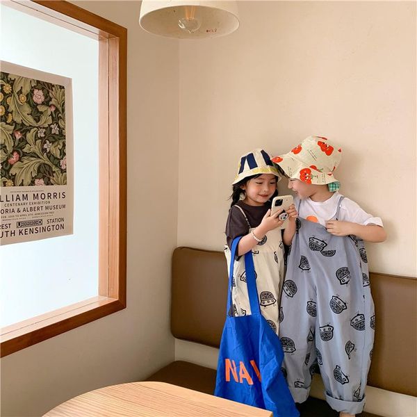 jumpsuits 2-8 y children's overalls 2021 summer kids boys girls korean casual loose fashion print baby jumpsuit toddlers pants, Blue
jumpsuits 2-8 y children's overalls 2021 summer kids boys girls korean casual loose fashion print baby jumpsuit toddlers pants, Blue