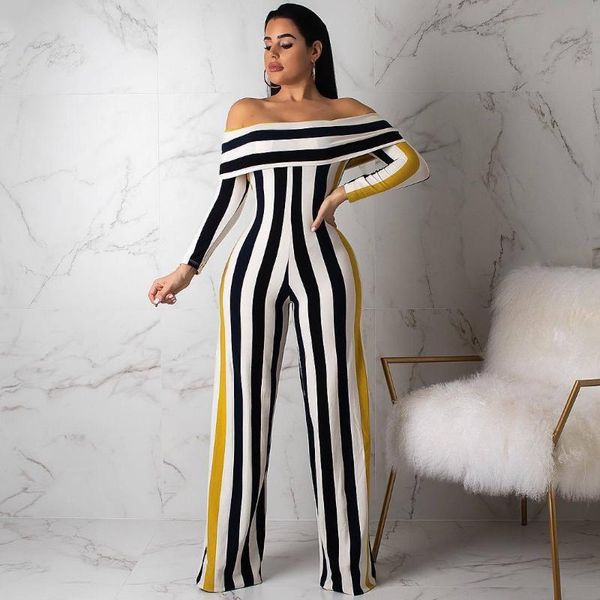 women's jumpsuits & rompers summer 2021 style, stylish african national sexy, striped, one-shoulder, long-sleeve, jumpsuit, Black;white
women's jumpsuits & rompers summer 2021 style, stylish african national sexy, striped, one-shoulder, long-sleeve, jumpsuit, Black;white