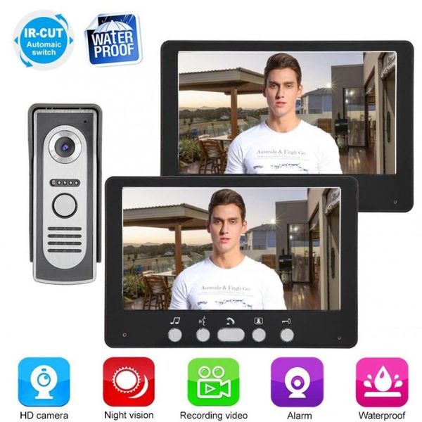 other door hardware black 7in tft high-definition screens camera monitors video intercom doorbell smart night view system 815m12 110-240v
other door hardware black 7in tft high-definition screens camera monitors video intercom doorbell smart night view system 815m12 110-240v
