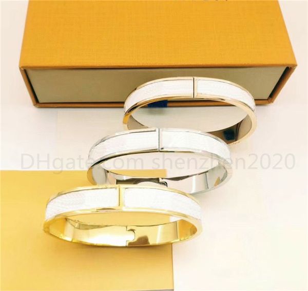 zb004yx brand fashion classic brown bangle white pu leather titanium bracelet with gift box 3colors silver rosegold gold, Black
zb004yx brand fashion classic brown bangle white pu leather titanium bracelet with gift box 3colors silver rosegold gold, Black