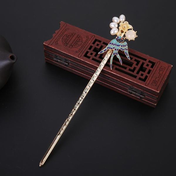 hair clips & barrettes muylinda vintage enamel skylark bird stick pearls flower lark hairpin for women wife sticks wedding accessories, Golden;silver
hair clips & barrettes muylinda vintage enamel skylark bird stick pearls flower lark hairpin for women wife sticks wedding accessories, Golden;silver