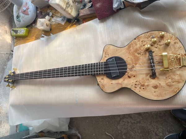 rick turner model 1-c-lb lindsey buckingham natural electric bass guitar spalted maple semi hollow body, black binding, 5 piece laminated n
rick turner model 1-c-lb lindsey buckingham natural electric bass guitar spalted maple semi hollow body, black binding, 5 piece laminated n