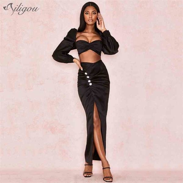 summer lady dress long sleeve diamond 2 two-piece bodycon elegant club celebrity party vestidos 210525, Black;gray
summer lady dress long sleeve diamond 2 two-piece bodycon elegant club celebrity party vestidos 210525, Black;gray