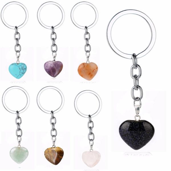 keychains gem natural stone quartz aventurine love heart charms keychain women family friends keyring jewelry gifts car bags keyfob, Silver
keychains gem natural stone quartz aventurine love heart charms keychain women family friends keyring jewelry gifts car bags keyfob, Silver
