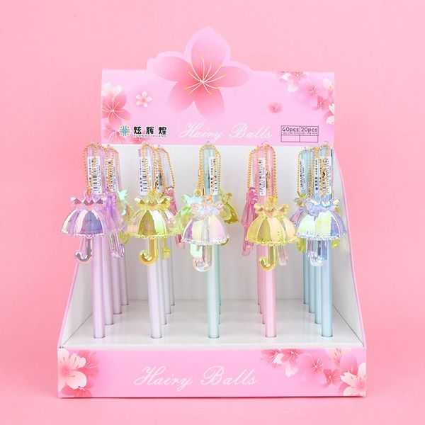 gel pens 20 pcs/lot crystal umbrella pendant pen cute 0.5mm black ink signature promotional gift stationery school supplies
gel pens 20 pcs/lot crystal umbrella pendant pen cute 0.5mm black ink signature promotional gift stationery school supplies