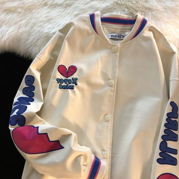 men's jackets vintage jacket women's high street spring and autumn thin 2021 classic guochao couple baseball, Black;brown 
men's jackets vintage jacket women's high street spring and autumn thin 2021 classic guochao couple baseball, Black;brown