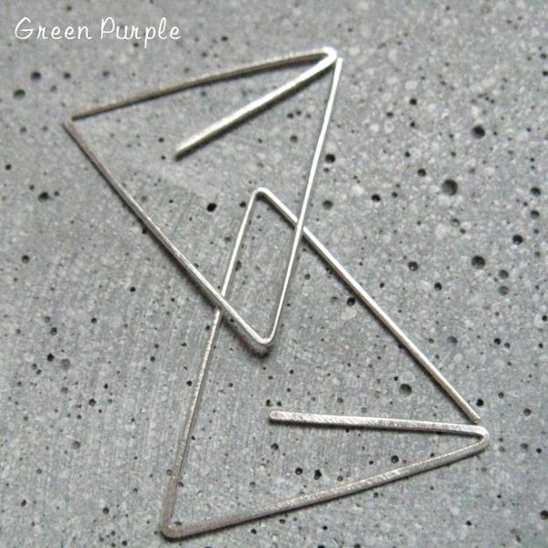 hoop & huggie green purple triangle handmade 14k gold filled simple earrings for women 925 sterling silver statement jewelry trend, Golden;silver
hoop & huggie green purple triangle handmade 14k gold filled simple earrings for women 925 sterling silver statement jewelry trend, Golden;silver