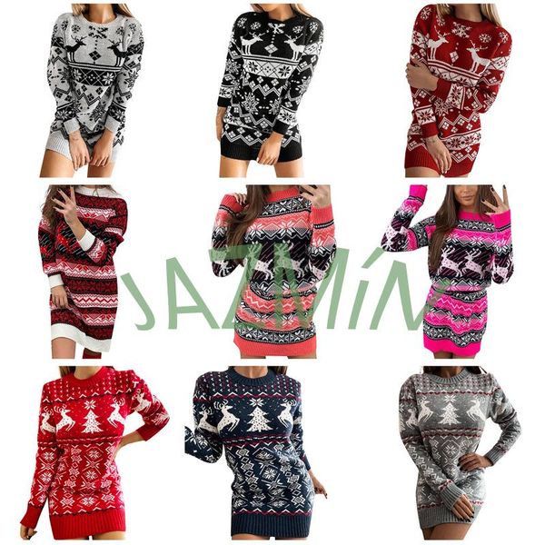 casual dresses jacquard knit sweater dress christmas long straight elk mini elegant sleeve vestidos, Black;gray
casual dresses jacquard knit sweater dress christmas long straight elk mini elegant sleeve vestidos, Black;gray