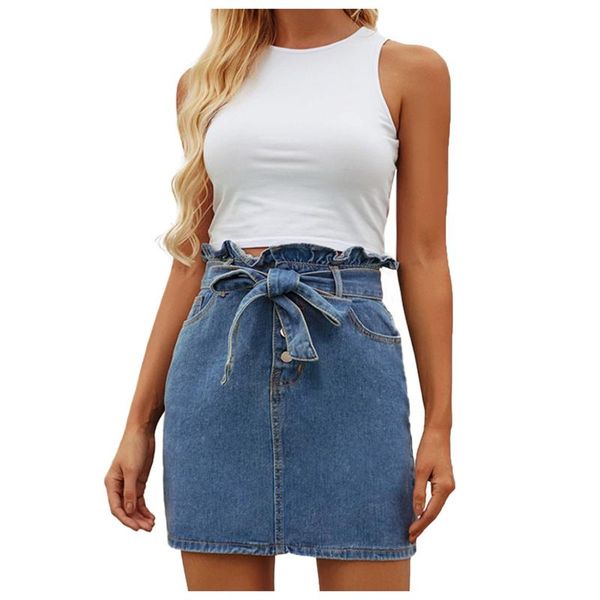 skirts 61# womens high waist denim party a-line casual lace-up bag hip skirt ladies clothing female summer, Black
skirts 61# womens high waist denim party a-line casual lace-up bag hip skirt ladies clothing female summer, Black