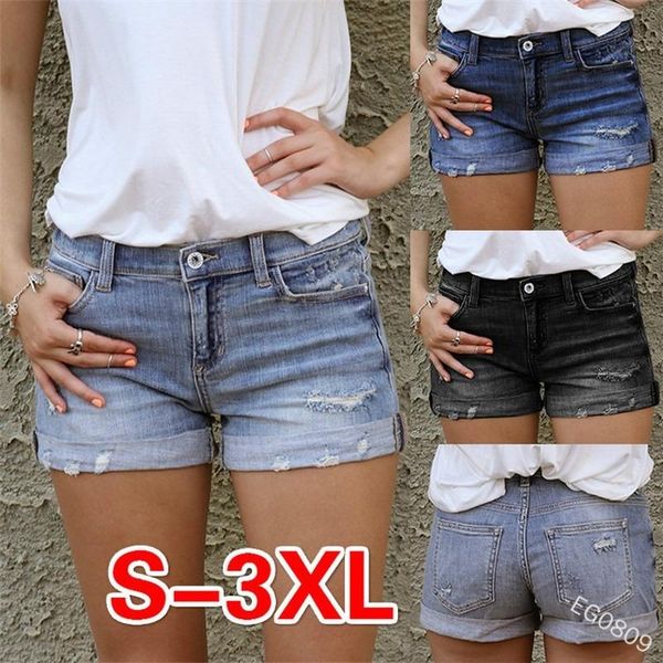 short jeans women summer fashion frayed rolled edge pockets bleached women's denim shorts lugentolo, Blue
short jeans women summer fashion frayed rolled edge pockets bleached women's denim shorts lugentolo, Blue