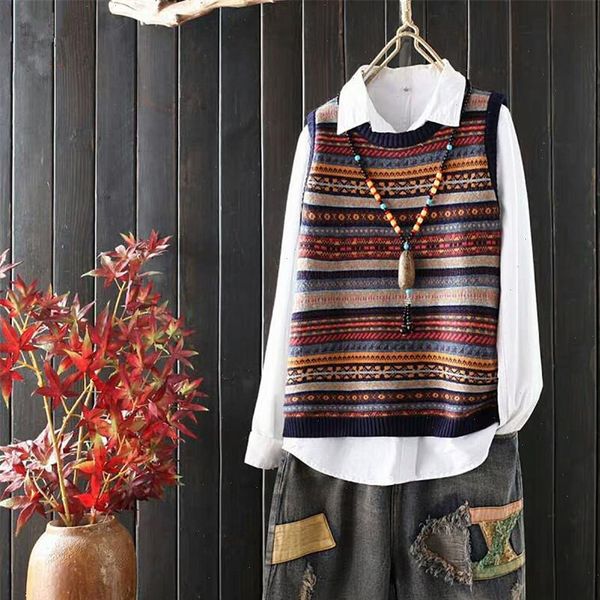 fashion korean ladies sleeveless womens sweaters sweater vest jacket vintage stripe pullover casual jumper oversized pull jersey mujer, White;black
fashion korean ladies sleeveless womens sweaters sweater vest jacket vintage stripe pullover casual jumper oversized pull jersey mujer, White;black