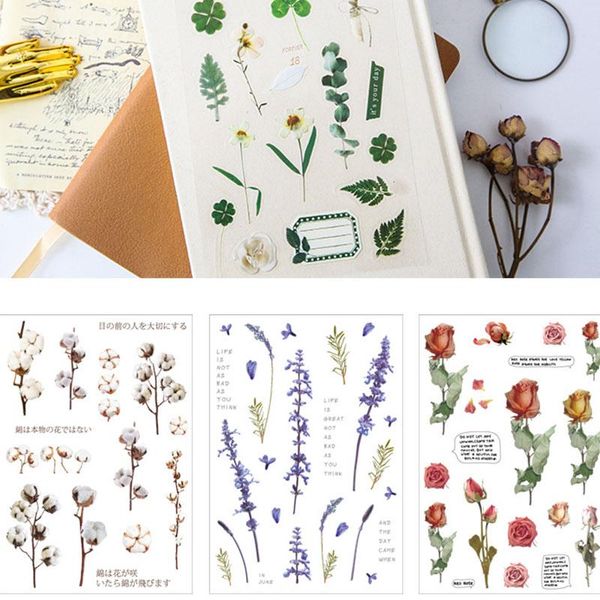 gift wrap natural daisy clover craft sticker scrapbook decoration transparent pet material flowers leaves stick label diy stationery
gift wrap natural daisy clover craft sticker scrapbook decoration transparent pet material flowers leaves stick label diy stationery