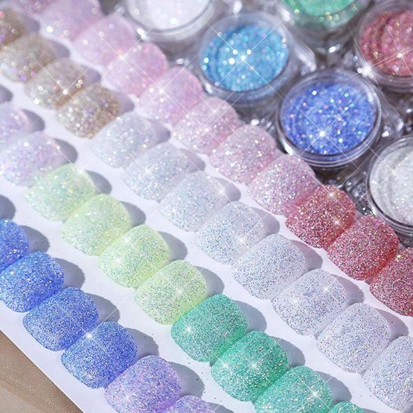 nail glitter 1 box shining auroras sugar powder super micro drill sequins reflective holographcis pigment dust manicures, Silver;gold
nail glitter 1 box shining auroras sugar powder super micro drill sequins reflective holographcis pigment dust manicures, Silver;gold