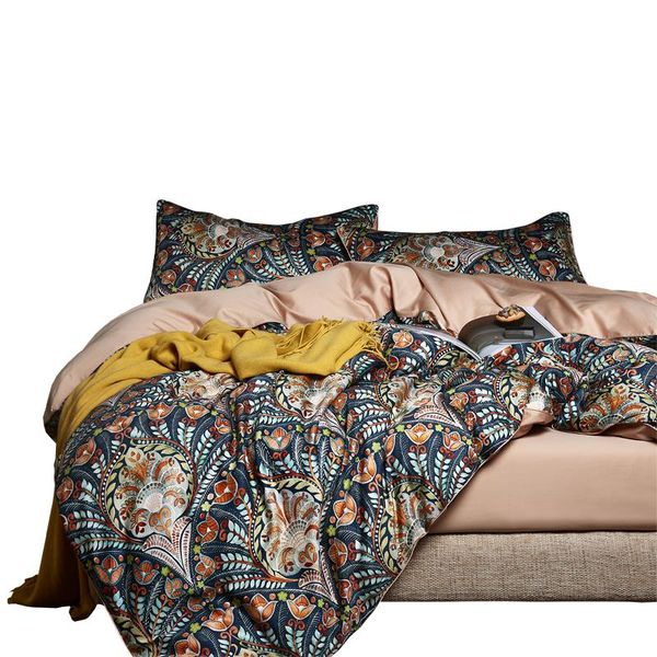 bedding sets european and american style 60 long-staple cotton four-piece set all tribute silk bed sheet quilt cover 1.8m
bedding sets european and american style 60 long-staple cotton four-piece set all tribute silk bed sheet quilt cover 1.8m
