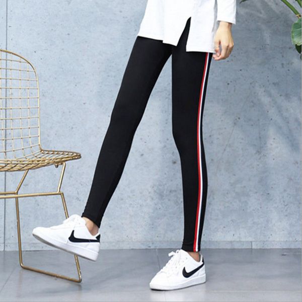 quality cotton side stripes women casual legging pants high waist fitness leggings plump female plus size 5xl, Black
quality cotton side stripes women casual legging pants high waist fitness leggings plump female plus size 5xl, Black