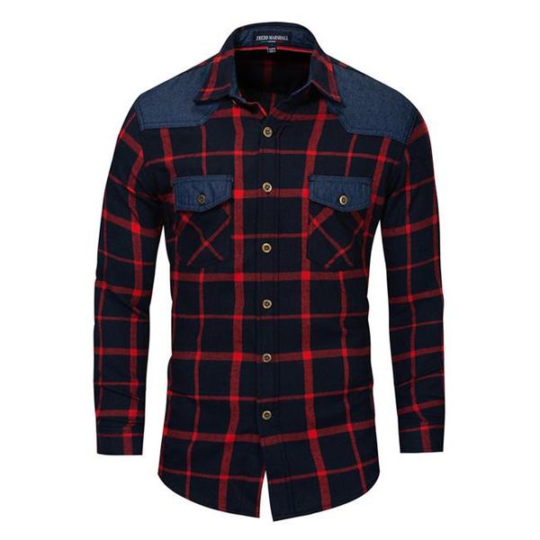 fashion men shirt plaid red navy green turn-down collar shirts dress cool slim fit long sleeved euro sizes n172 men's casual, White;black
fashion men shirt plaid red navy green turn-down collar shirts dress cool slim fit long sleeved euro sizes n172 men's casual, White;black
