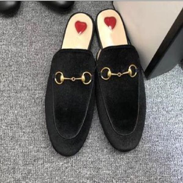 eur34-46 mens leather slippers men soft cowhide lazy women shoes metal buckle beach mules princetown classic lady slipper large shoe, Black
eur34-46 mens leather slippers men soft cowhide lazy women shoes metal buckle beach mules princetown classic lady slipper large shoe, Black