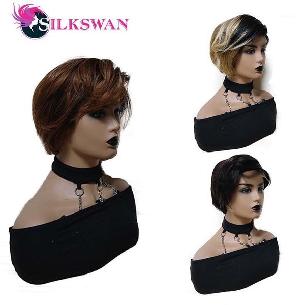 silkswan straight pixie cut wig short ombre lace closure colored human hair wigs brazilian remy pre plucked1, Black;brown
silkswan straight pixie cut wig short ombre lace closure colored human hair wigs brazilian remy pre plucked1, Black;brown