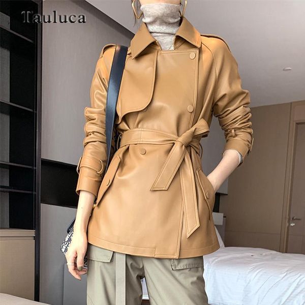 women's leather & faux soft real sheepskin genuine coat jacket women fall winter clothes casual british stylish fashion trench oversize, Black
women's leather & faux soft real sheepskin genuine coat jacket women fall winter clothes casual british stylish fashion trench oversize, Black