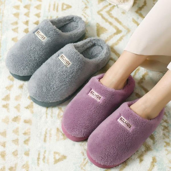 women shoes cotton winter home slippers indoor soft bottom wear-resistant warm men plush femmes chaussures, Black
women shoes cotton winter home slippers indoor soft bottom wear-resistant warm men plush femmes chaussures, Black