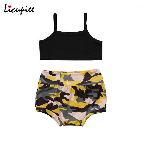 0-3 years solid 2pcs baby summer outfit spaghetti straps crop + camouflage shorts suit for toddler girls, clothing sets, White
0-3 years solid 2pcs baby summer outfit spaghetti straps crop + camouflage shorts suit for toddler girls, clothing sets, White
