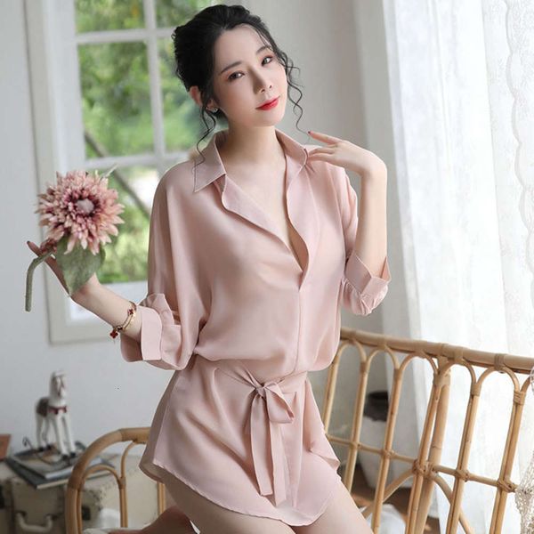 bathrobe pajamas women's summer long chiffon underwear korean shirt perspective bathrobe nightdress suit
bathrobe pajamas women's summer long chiffon underwear korean shirt perspective bathrobe nightdress suit