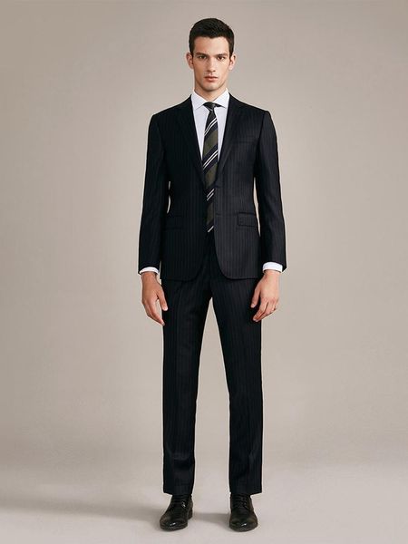 men's suits & blazers 100% wool mens formal set black stripe slim style single breasted wedding groom business man wear 46a 54a, White;black
men's suits & blazers 100% wool mens formal set black stripe slim style single breasted wedding groom business man wear 46a 54a, White;black