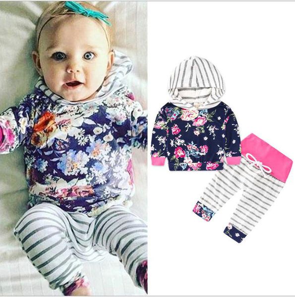2pcs kids clothing set toddler little girl clothes floral hooded outfits baby girls sports suit for infant clothing outfits, White
2pcs kids clothing set toddler little girl clothes floral hooded outfits baby girls sports suit for infant clothing outfits, White