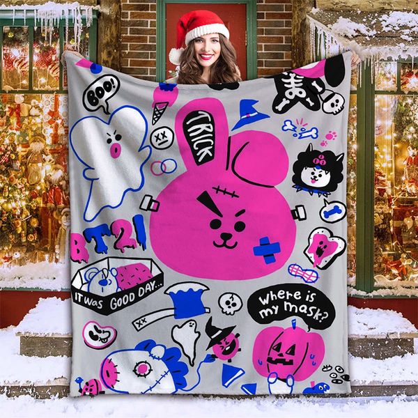halloween pink rabbit pattern 3d printing blanket, soft, comfortable, not easy to fade and durable, anti-fouling
halloween pink rabbit pattern 3d printing blanket, soft, comfortable, not easy to fade and durable, anti-fouling