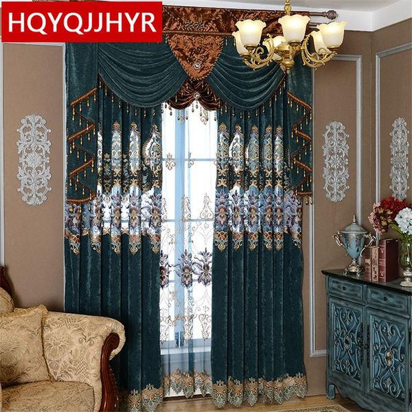 european royal luxury embroidered curtain cloth with tulle for living room cashmere stitching curtains bedroom & drapes
european royal luxury embroidered curtain cloth with tulle for living room cashmere stitching curtains bedroom & drapes