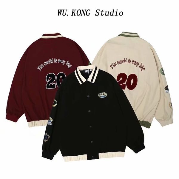 wukong stock simple printed baseball et men's fashion street loose couple casual et, Black;brown
wukong stock simple printed baseball et men's fashion street loose couple casual et, Black;brown