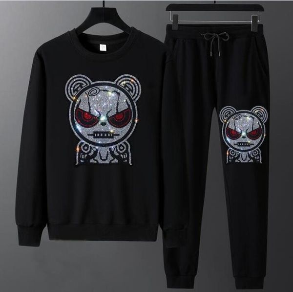 men's tracksuits quality men's sportswear wear casual long sleeve strass europe sweater designer, Gray
men's tracksuits quality men's sportswear wear casual long sleeve strass europe sweater designer, Gray
