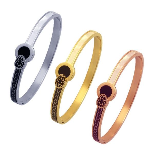 bangle snake bracelet wide hand punk accessories fashion charm luxury gold color natural stones jewelry friendship stainless steel, Black
bangle snake bracelet wide hand punk accessories fashion charm luxury gold color natural stones jewelry friendship stainless steel, Black